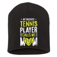 Tennis Court Design For Your Tennis Lover Mom Short Acrylic Beanie