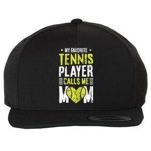 Tennis Court Design For Your Tennis Lover Mom Wool Snapback Cap