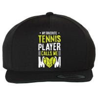 Tennis Court Design For Your Tennis Lover Mom Wool Snapback Cap