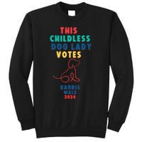 This Childless Dog Lady Votes Kamala Harris Walz Sweatshirt