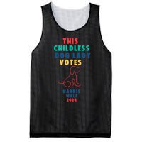 This Childless Dog Lady Votes Kamala Harris Walz Mesh Reversible Basketball Jersey Tank