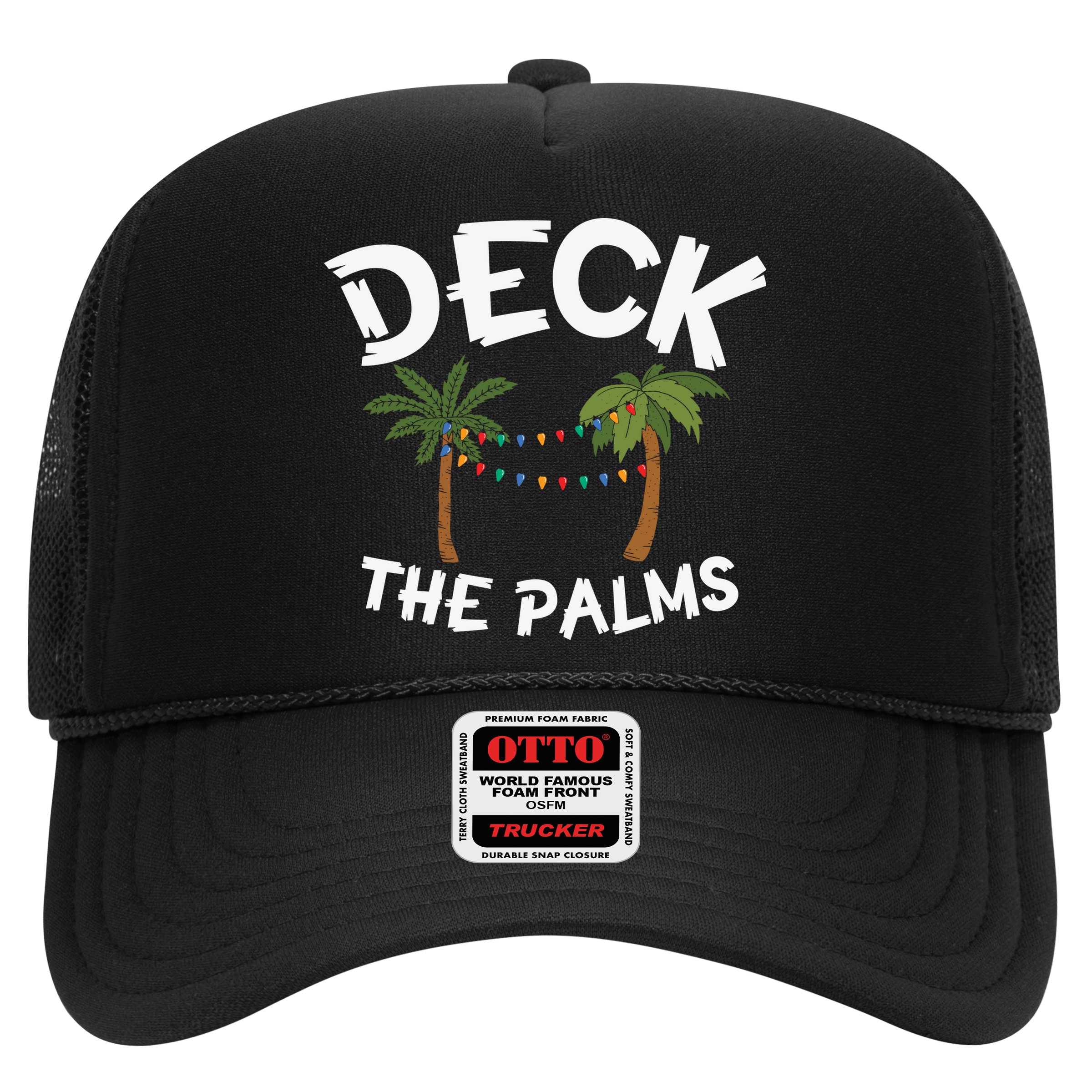 Tropical Christmas Deck The Palms Christmas In July Hat