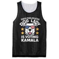 This Childless Dog Lady Ladies Is Voting Kamala Election 24 Mesh Reversible Basketball Jersey Tank