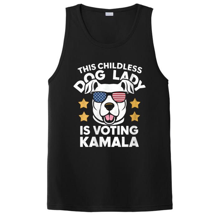 This Childless Dog Lady Ladies Is Voting Kamala Election 24 PosiCharge Competitor Tank