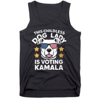 This Childless Dog Lady Ladies Is Voting Kamala Election 24 Tank Top