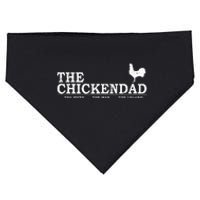 The Chicken Dad Pet Lover Fathers Day Gift Tee Cute USA-Made Doggie Bandana