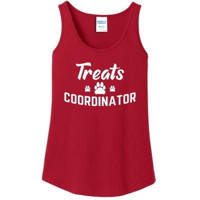 Treats Coordinator Dog Lover Ladies Essential Tank