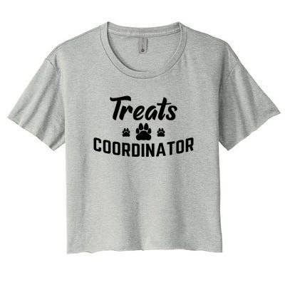 Treats Coordinator Dog Lover Women's Crop Top Tee