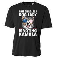 This Childless Dog Lady Is Voting Kamala Harris 2024 Cooling Performance Crew T-Shirt