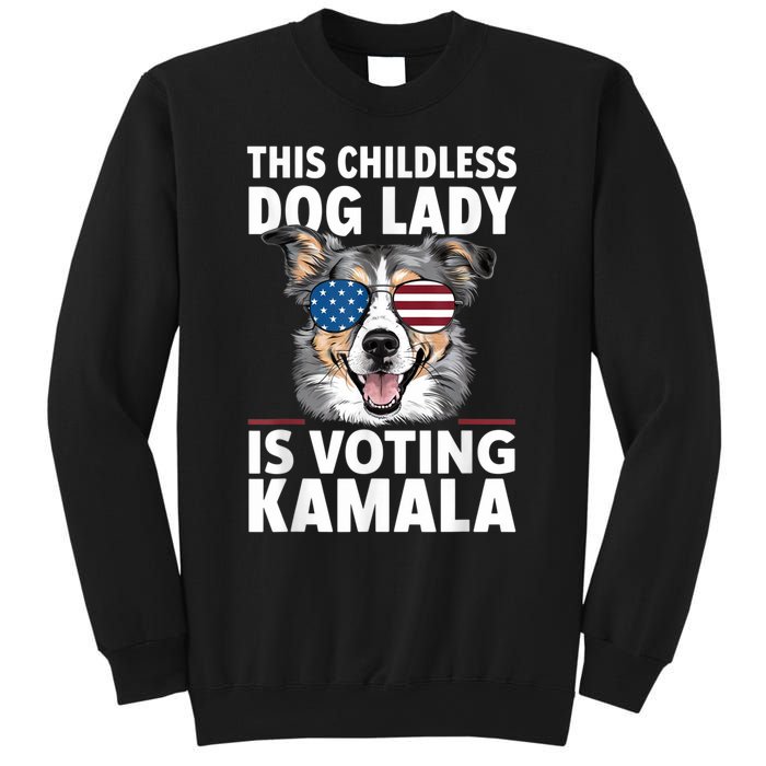 This Childless Dog Lady Is Voting Kamala Harris 2024 Sweatshirt