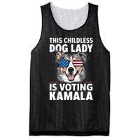 This Childless Dog Lady Is Voting Kamala Harris 2024 Mesh Reversible Basketball Jersey Tank