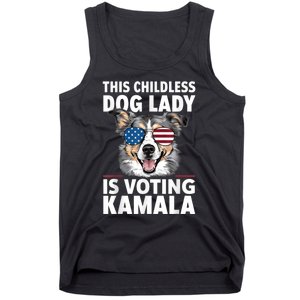 This Childless Dog Lady Is Voting Kamala Harris 2024 Tank Top