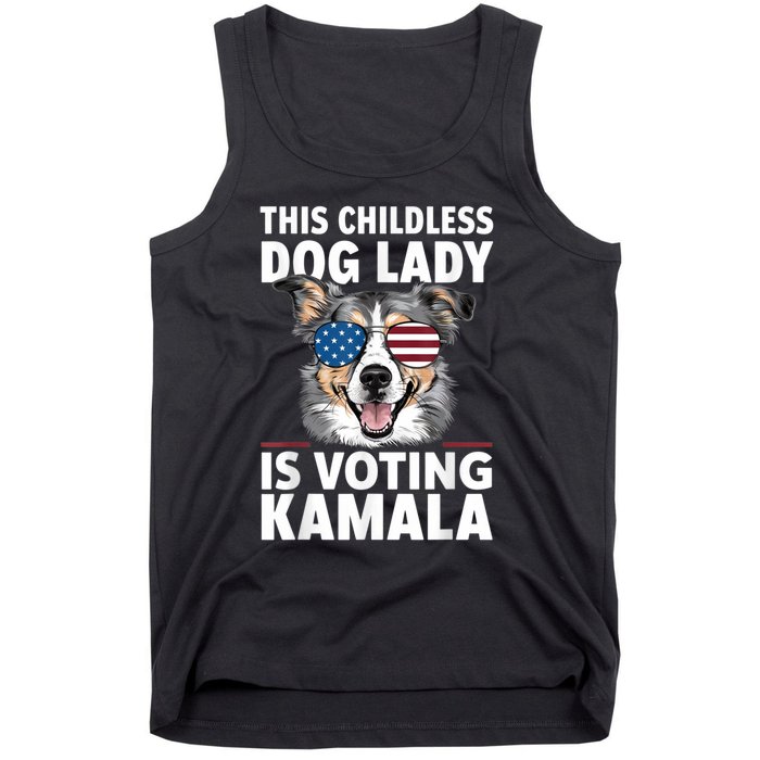 This Childless Dog Lady Is Voting Kamala Harris 2024 Tank Top