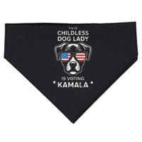 This Childless Dog Lady Is Voting Kamala Harris 2024 USA-Made Doggie Bandana