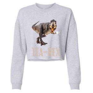 Tearex Cute Dinosaur For MotherS Day Or Christmas Cool Gift Cropped Pullover Crew