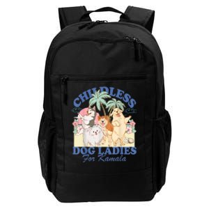 This Childless Dog Lady Is Voting Kamalaharris 2024 Daily Commute Backpack