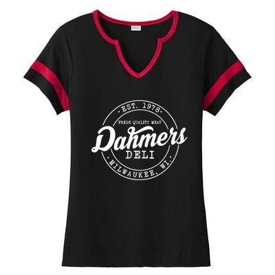 True Crime Dahmer's Deli, Shows True Crime Ladies Halftime Notch Neck Tee