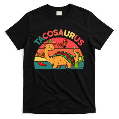 Tacosaurus Cinco De Mayo Taco Dinosaur T-Shirt
