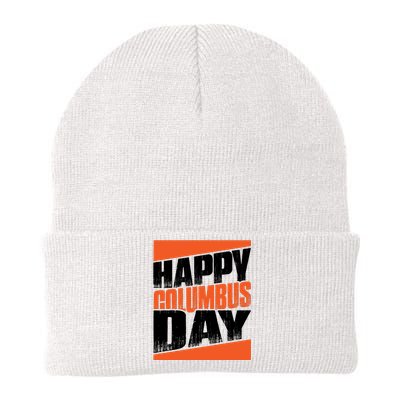 Trendy Columbus Day Celebration Graphic Knit Cap Winter Beanie