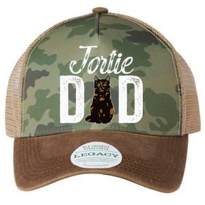 Tortie Cat Dad Tortoiseshell Cat Owner Tortie Cat Lover Legacy Tie Dye Trucker Hat