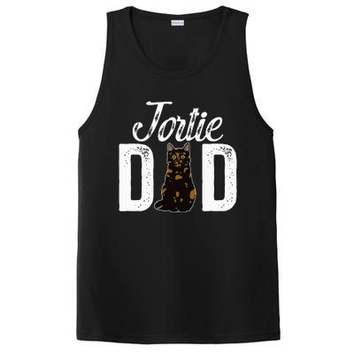 Tortie Cat Dad Tortoiseshell Cat Owner Tortie Cat Lover PosiCharge Competitor Tank