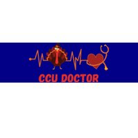 Thanksgiving Ccu Doctor Heartbeat Stethoscope Turkey Medical Gift Bumper Sticker