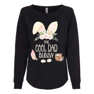 The Cool Dad Bunny Family Matching Group Easter Gift Pajama Funny Gift Womens California Wash Sweatshirt