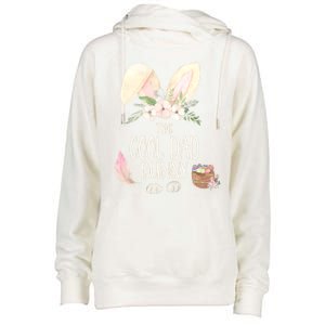 The Cool Dad Bunny Family Matching Group Easter Gift Pajama Funny Gift Womens Funnel Neck Pullover Hood