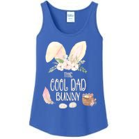 The Cool Dad Bunny Family Matching Group Easter Gift Pajama Funny Gift Ladies Essential Tank