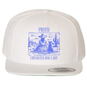 This Childless Dog Lady Is Voting Kamala Proud Childless Dog Lady Wool Snapback Cap