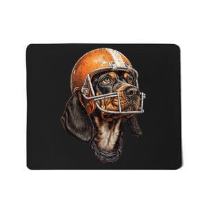 Tennessee Coonhound Dog Sport Lovers Tennessee Tri Stars Mousepad