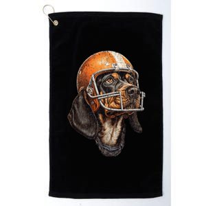 Tennessee Coonhound Dog Sport Lovers Tennessee Tri Stars Platinum Collection Golf Towel