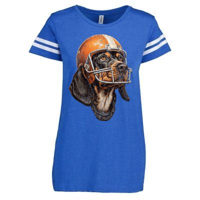 Tennessee Coonhound Dog Sport Lovers Tennessee Tri Stars Enza Ladies Jersey Football T-Shirt