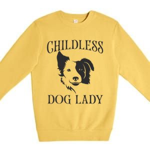 This Childless Dog Lady 2024 Premium Crewneck Sweatshirt