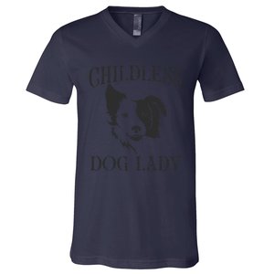 This Childless Dog Lady 2024 V-Neck T-Shirt