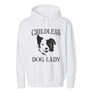 This Childless Dog Lady 2024 Garment-Dyed Fleece Hoodie