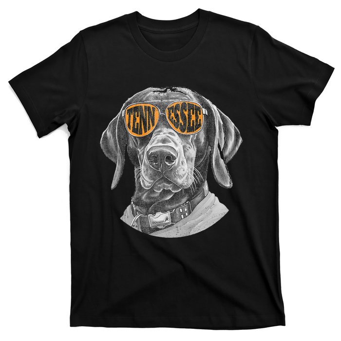 Tennessee Coonhound Dog Sport Lovers Tennessee Tri Stars T-Shirt