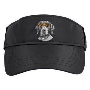 Tennessee Coonhound Dog Sport Lovers Tennessee Tri Stars Adult Drive Performance Visor