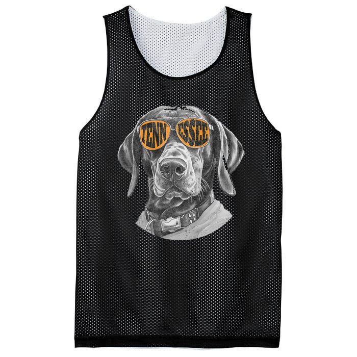 Tennessee Coonhound Dog Sport Lovers Tennessee Tri Stars Mesh Reversible Basketball Jersey Tank