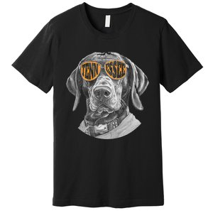 Tennessee Coonhound Dog Sport Lovers Tennessee Tri Stars Premium T-Shirt