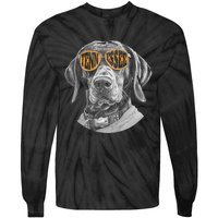 Tennessee Coonhound Dog Sport Lovers Tennessee Tri Stars Tie-Dye Long Sleeve Shirt