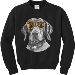 Tennessee Coonhound Dog Sport Lovers Tennessee Tri Stars Kids Sweatshirt