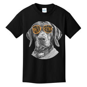 Tennessee Coonhound Dog Sport Lovers Tennessee Tri Stars Kids T-Shirt