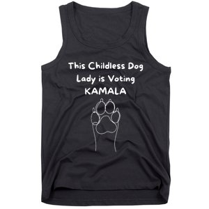 This Childless Dog Lady Is Voting Kamala Dog Lovers Tank Top