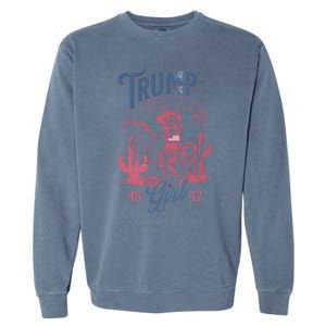 Trump Cow Donald Trump President Funny Election Meaningful Gift Garment-Dyed Sweatshirt