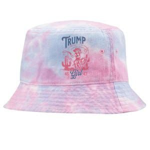 Trump Cow Donald Trump President Funny Election Meaningful Gift Tie-Dyed Bucket Hat