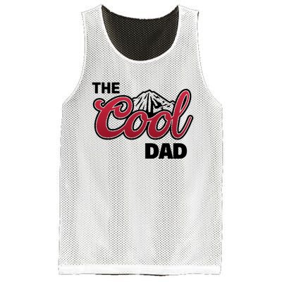 The Cool Dad Funny Fathers Day Mesh Reversible Basketball Jersey Tank