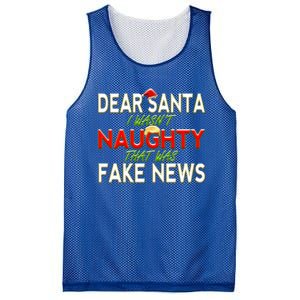 Trump Christmas Dear Santa Fake News Meme Gift Cool Gift Mesh Reversible Basketball Jersey Tank