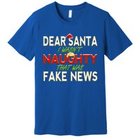 Trump Christmas Dear Santa Fake News Meme Gift Cool Gift Premium T-Shirt