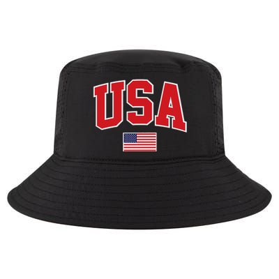 Trendy Classic Design USA Flag Premium Cool Comfort Performance Bucket Hat